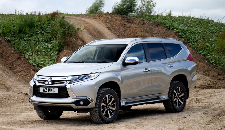 The Shogun Sport handled its tough off-road route with ease. Read David Motton's first drive of the Mitsubishi Shogun Sport for Practical Caravan