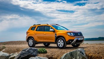 Exterior view of the new Dacia Duster SCe 115 4x2 Comfort. First drive by David Motton for Practical Caravan