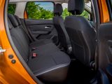 Rear seats in the new Dacia Duster SCe 115 4x2 Comfort. First drive by David Motton for Practical Caravan