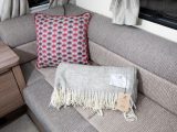The 'Brockwell' soft furnishings in the new Bailey Phoenix caravans use Ozio foam cushions