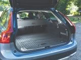 Although the boot space is big but not class-leading, the rear of the Volvo’s cabin is huge