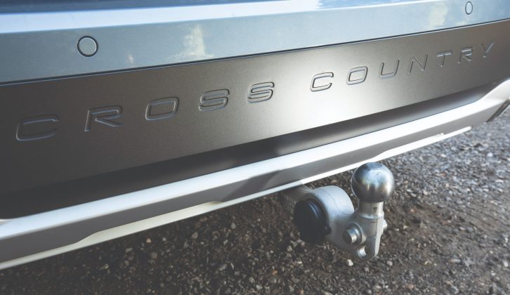 The towbar fitted to the Volvo V90 as reviewed by Practical Caravan
