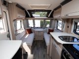 With seven windows on hand to provide plenty of natural light, the front lounge of the 2019 Coachman Vision 575 is a pleasant place to be