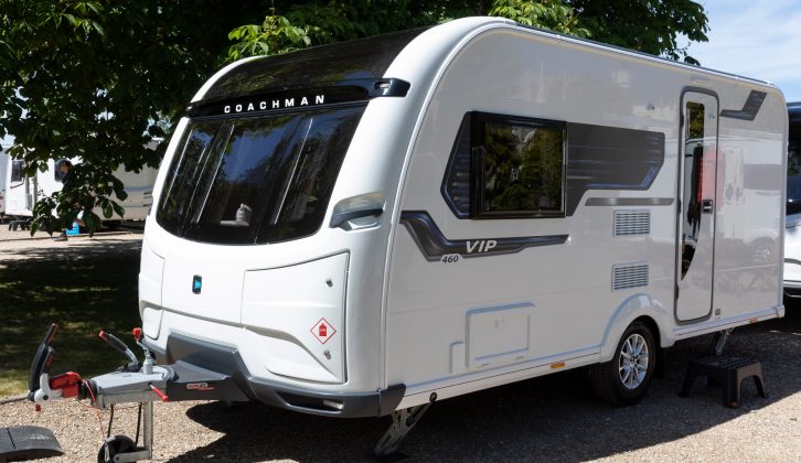 Coachman's VIP range gets new graphics and a selection of spec bumps for 2019. Model pictured is the two-berth 460