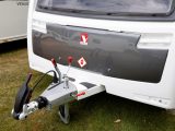 A graphite front gas bottle locker lid is fitted to all 2019 Venus tourers