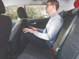 Rear legroom in the Kia Stonic is on the tight side, says Practical Caravan's Tow car editor David Motton, and you’ll struggle to fit in three adults back here. Headroom is good, though