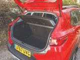 Boot space in the Kia Stonic with the seats up is tight, says Practical Caravan's Tow car editor, David Motton