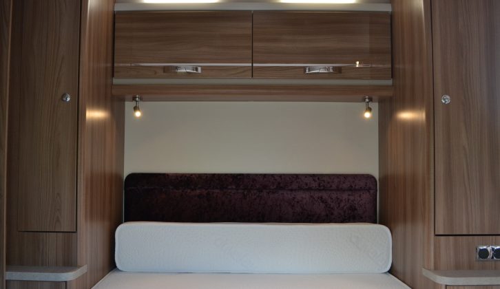 There is plenty of storage in the bedroom, especially under the bed. This also has exterior access