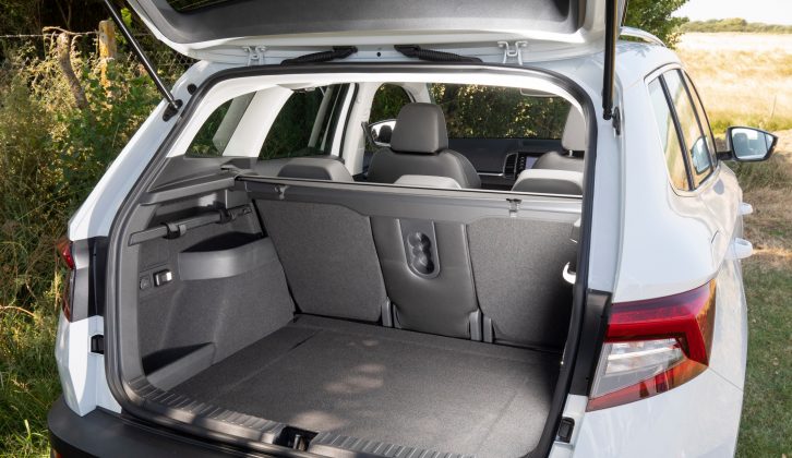 The boot has a generous 479 litres of luggage space, which can be increased by either flattening or removing the back seats