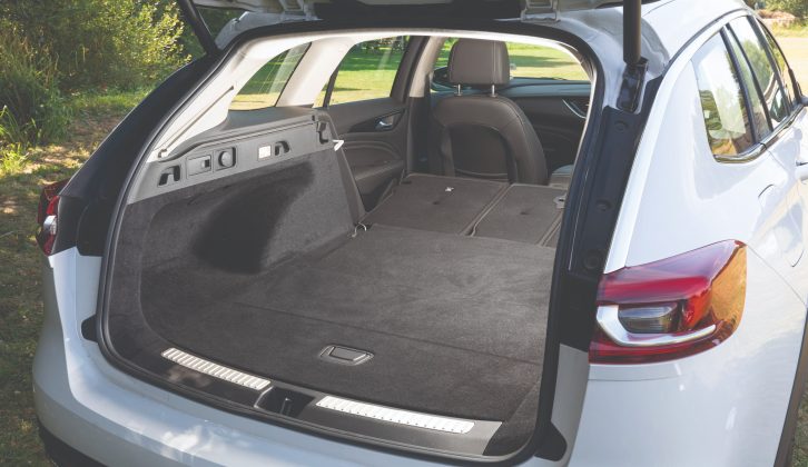 Loadspace in the boot extends to 1665 litres when the back seats are lowered, albeit with a slight slope to the floor