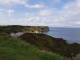 Flamborough Head's chalky cliffs are in stark contrast to the flat coastline to the south
