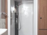 Another benefit of the end washroom is that you get a stand-alone shower