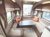 One of the Brindisi's unique selling points is the G-shaped lounge which is versatile and bright thanks to that huge front window and a sunroof