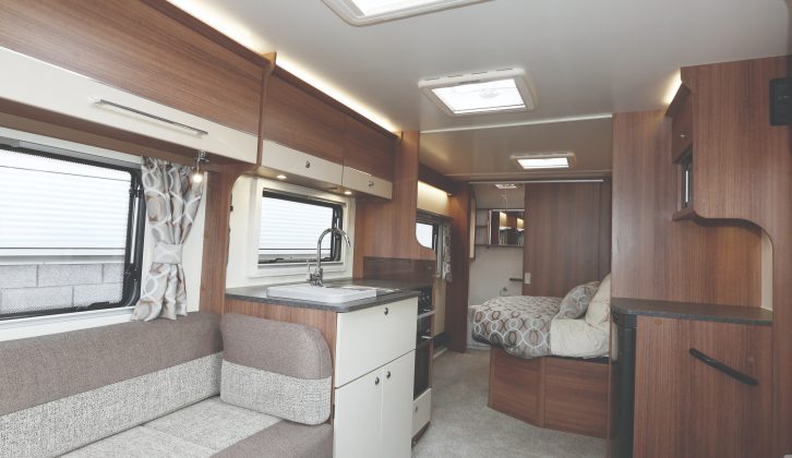 The van is a fairly hefty 7.5m long and 8ft wide, giving plenty of living space