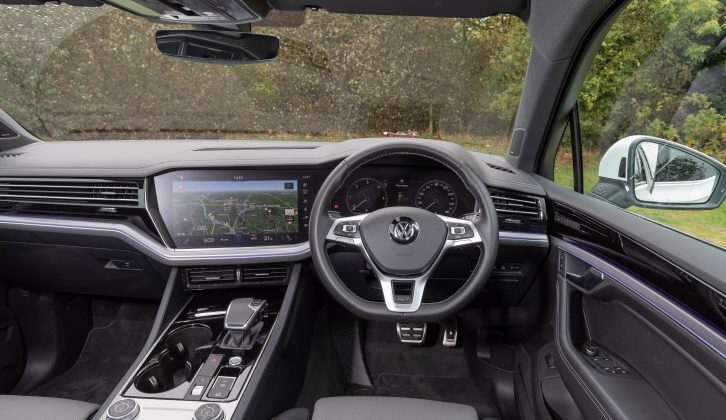 The 15-inch touchscreen is exceptionally crisp and clear, and Drive Profile Selection gives a choice of driving modes and adapts the optional air suspension