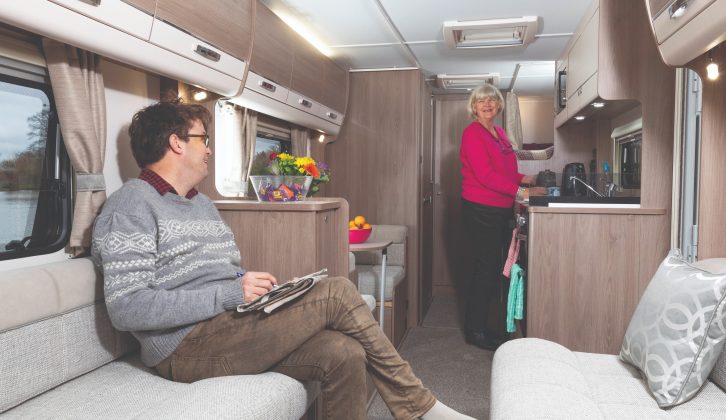 The 586 is compact, but its designers have managed to make it feel quite spacious