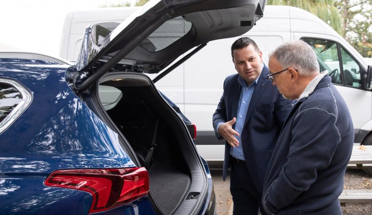 Peter and Hyundai's Robin Hayles take a look at the boot