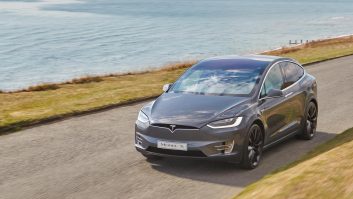 The Tesla Model X can be fitted with a towing pack that allows the car to tow 2250kg