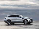 The Mercedes-Benz EQC is another heavyweight 4x4 that can legally tow 1800kg and goes on sale later this year