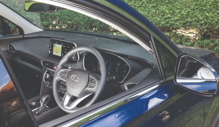 The dashboard is solid, but some plastics feel less than premium