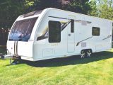 The smart Alaria has subtle updates for 2019, including new graphics and front locker; self-levelling corner steadies are fitted as standard