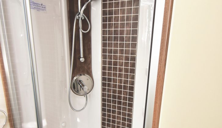 The shower cubicle is absolutely first class