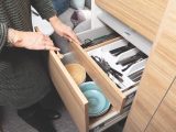 Cutlery and kitchenware share a drawer