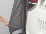 Pole-free rear panels keep Cove fitting snugly to caravan sides