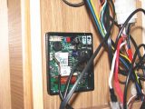 Next, remove the rear cover from the Alde control panel to gain access