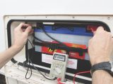 Use a voltmeter to check the state of your leisure battery