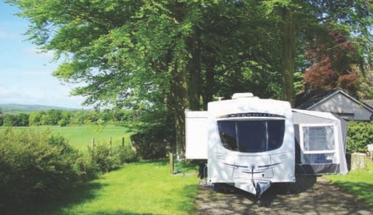 The Larches Caravan Park is an adults-only retreat in fantastic walking country