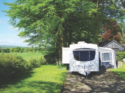 The Larches Caravan Park is an adults-only retreat in fantastic walking country