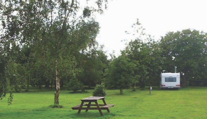 There's a small campsite alongside the quirky Bubblecar Museum in Lincolnshire