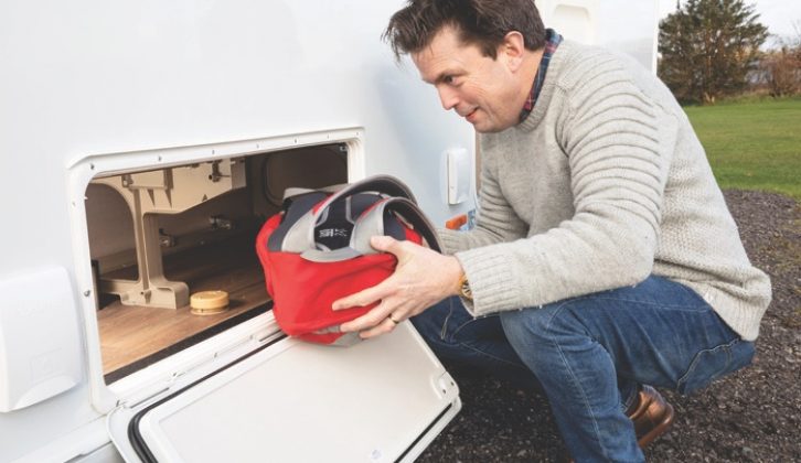 External access to storage areas makes loading and unloading much easier