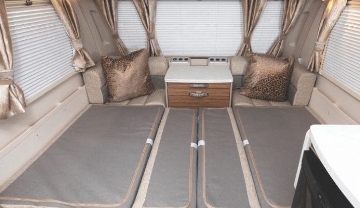 At 5ft 1" long, the settees are only suitable for children to sleep lengthways but they do convert easily into a double