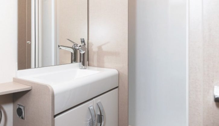 The shower cubicle might be a bit compact for some