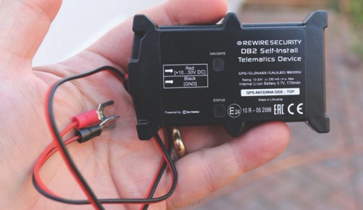 The prewired DB2 unit must be fitted with the logo facing upwards