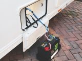 The DB2 tracker can be attached to the leisure battery