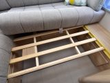 Making up the double bed is straightforward, using the frame that extends from the settee