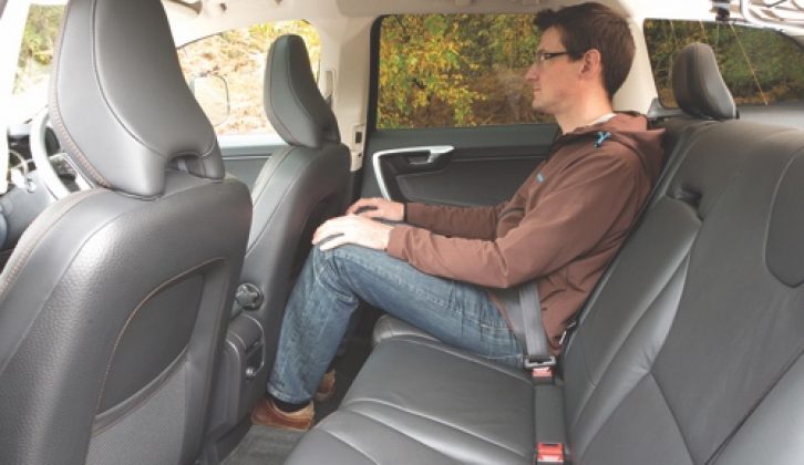 There's plenty of room in the rear seats for three adults, and all of the seats provide just the kind of comfort that you'd expect from a Volvo