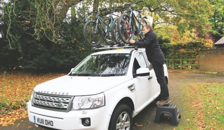 It can be challenging to lift bikes onto the roof, particularly if you have a 4x4 or MPV