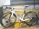 Swift Basecamps have brackets in the floor, to which you can secure your bike while in transit