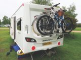 It is viable to mount bikes to the rear of a van, but not ideal, owing to weight issues