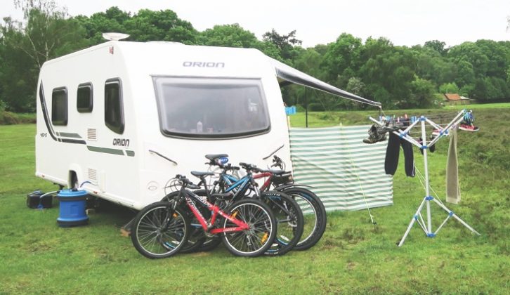 Invest in a robust lock and secure bikes when on pitch