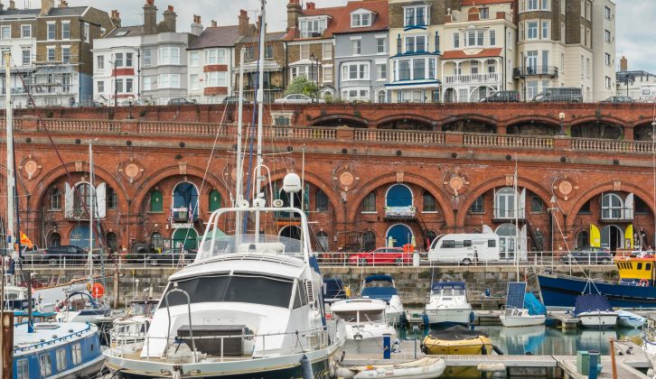 The busy harbour at Ramsgate brings vibrancy to the town