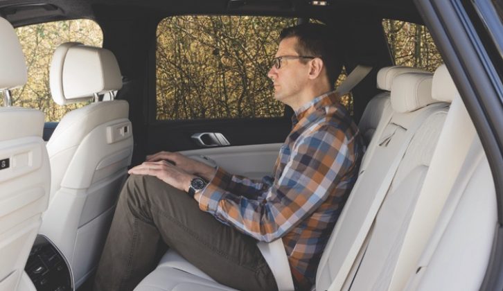 There's sufficient legroom that a six-foot passenger can sit behind a six-foot driver