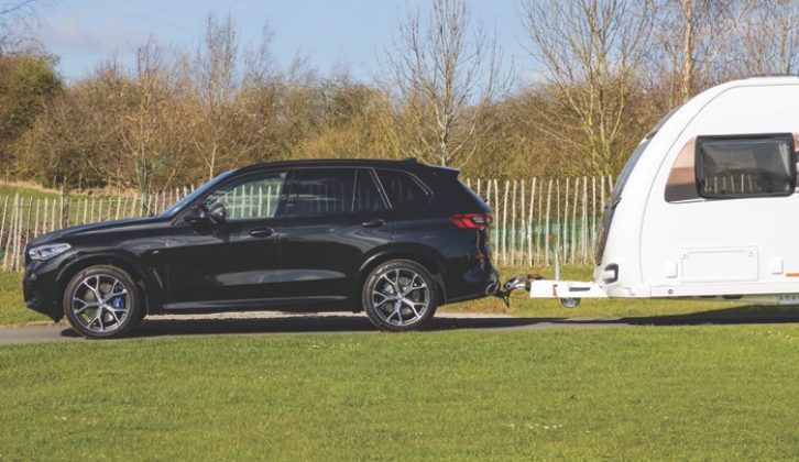 Arrive at your campsite and you'll find the X5 easy to manoeuvre, helped by the rear-view camera