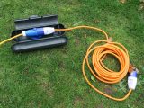 Pack an additional 10m cable, a weatherproof plug and a coupler safe box, just in case the hook-up is a long way from your caravan