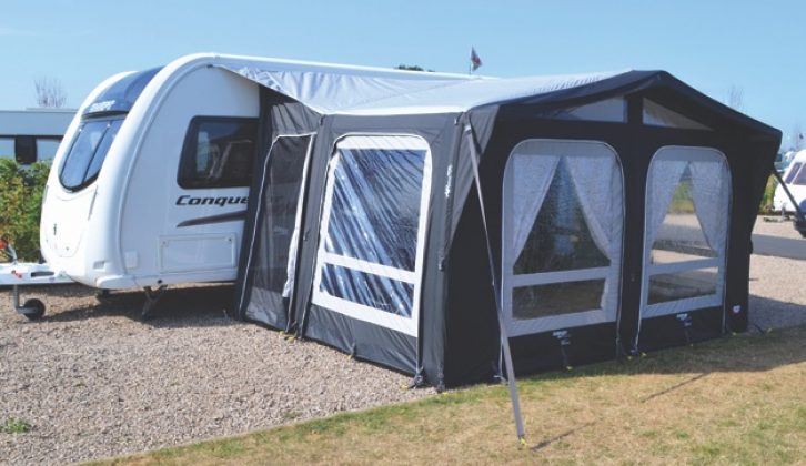 You'll really notice the extra headroom in the Vango Vienna, thanks to the skylight windows