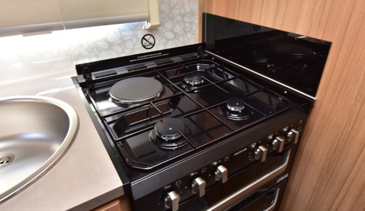 A full oven and grill plus dual-fuel hob are all part of the spec
